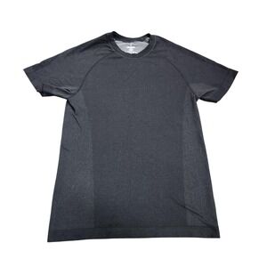 Fabletics Shirt Mens XS Black Short Sleeve Mesh Performance Training Tee
